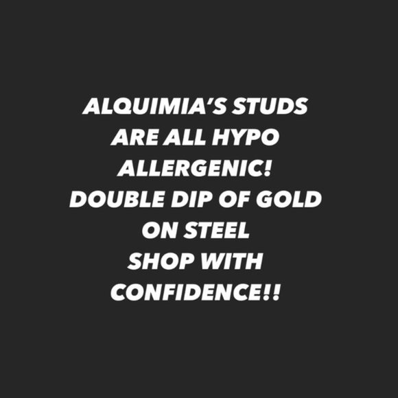 OPAL GOLD DIAMOND BACK FRONT STUDS EARRINGS - Picture 5 of 5